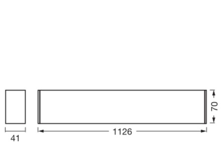 30W 3100lm 4000K Neutrální stmívatelné černé kancelářské svítidlo Ledvance lineární svítidlo