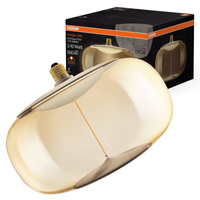 Dekorativní LED žárovka E27 12W = 42W 500lm 1800K Warm 320° Amber Filament Dimmable Vintage 1906 Osram