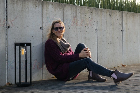 Venkovní zahradní svítidlo VIMO E27 IP44 Pole Black Kanlux