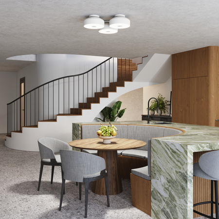 LED stropní svítidlo 4x E27 bílé OMIQ Crimson SL.1677 Sollux