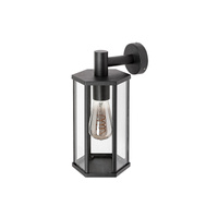 Zahradní lampa LED nástěnná lampa DUBROVNIK E27 IP44 Downlight Lucerna Černá RABALUX