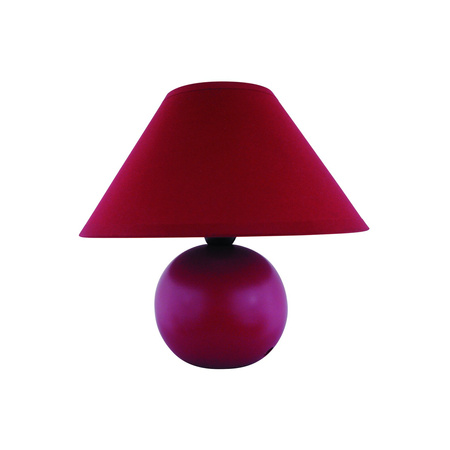 Stolní noční lampa E14 Red Classic Ariel 4906 Rabalux