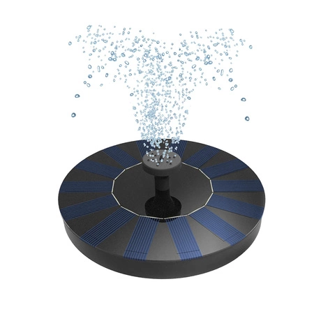 LED HERMES Solární zahradní fontána plovoucí s čerpadlem 180l/h LUMILED