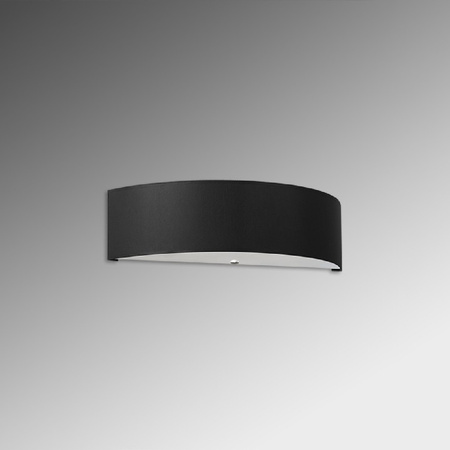 LED SKALA 2xE27 Nástěnné svítidlo Semi circular Black SOLLUX