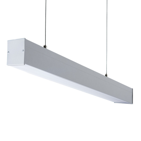 Stropní závěsné svítidlo LED T8 G13 36W 120cm stříbrné ALIN Kanlux