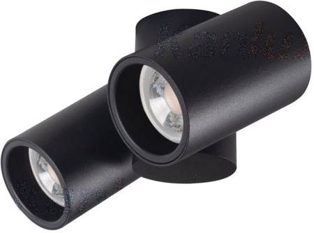 LED reflektor pro povrchovou montáž nastavitelný GU10 černý Blurro Kanlux