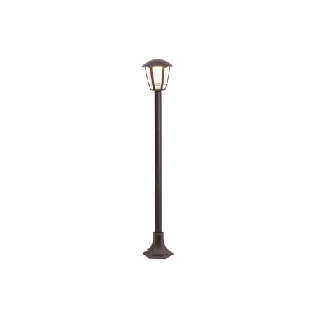 LED venkovní zahradní svítidlo SORRENTO 8W 3000K IP44 Tyč 100cm Černá RABALUX