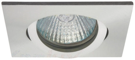 Čtvercové vestavné halogenové stropní svítidlo EVIT MR16 Gx5.3 hliník Kanlux