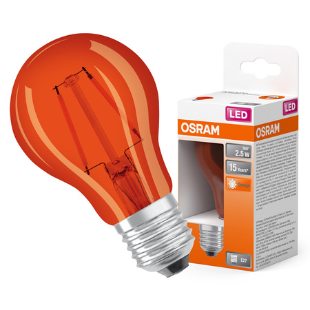 LED žárovka A60 E27 2,5W = 17W 160lm 1500K teplá bílá 300° STAR DECOR CLASSIC Osram