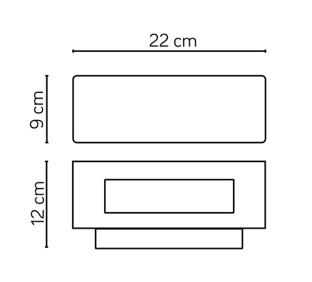 Venkovní zahradní lampa Nástěnná lampa Zen ZN-K100 E27 Su-Ma
