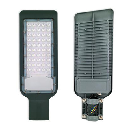 LED pouliční lampa QR 50W IP65 5000K 5000lm šedá