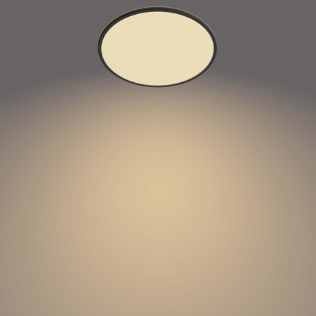 Přisazené LED stropní svítidlo SUPERSLIM 22W 2700K 43cm Stmívatelné Černé PHILIPS