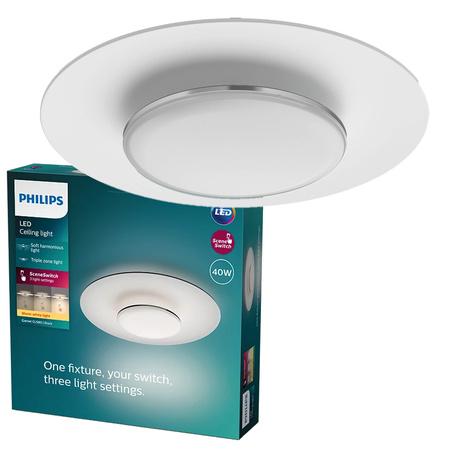 Stropní svítidlo LED Plafond 40W 4200lm 2700K Black Garnet Philips