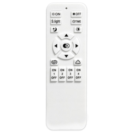 Kulaté stropní svítidlo PLAFON LED lustr 33W 3000K-6500K bílá + dálkový ovladač