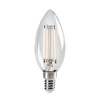 LED žárovka E14 Edison C35 4,5W = 40W 470lm 2700K Warm Clear XLED Filament Kanlux