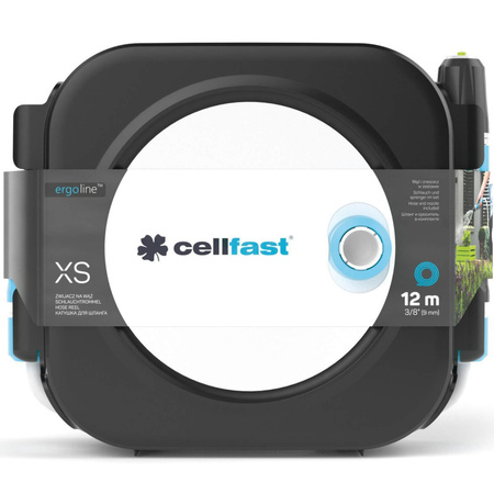 Zahradní hadicový naviják s koncovkami 3/8" 10 m + sada zavlažovačů ERGO XS CELLFAST