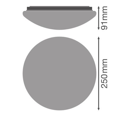 Plafond nástěnné stropní svítidlo E27 bílé Essentials Ledvance