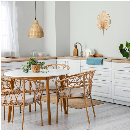 Bambusová dekorativní závěsná lampa E27 Rennes Kobi