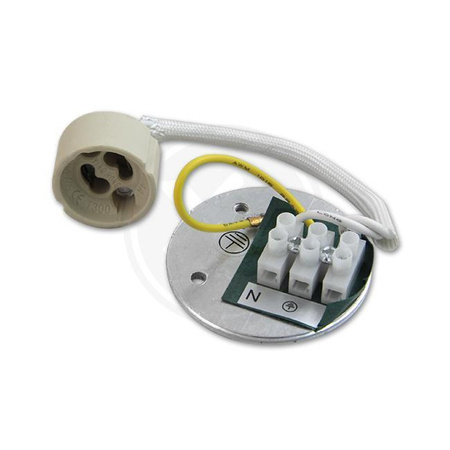 LED přisazené HALOGENOVÉ pevné kulaté stropní svítidlo GU10 bílé