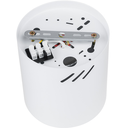 Povrchové svítidlo E27, TUBA SPOT Stálá Kulatá Bílá APUS 13 LUMILED