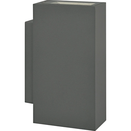 LED nástěnná elevace grafitová horní/spodní část 2x2.5W 4000K Neutrální bila ORLEAN GOLDLUX (Polux)