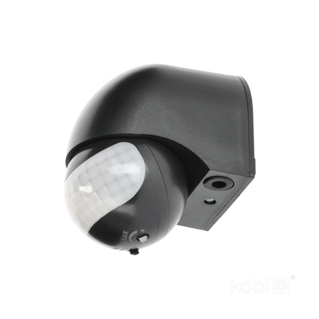 PIR detektor pohybu a soumraku LX40 180ST BLACK KOBI