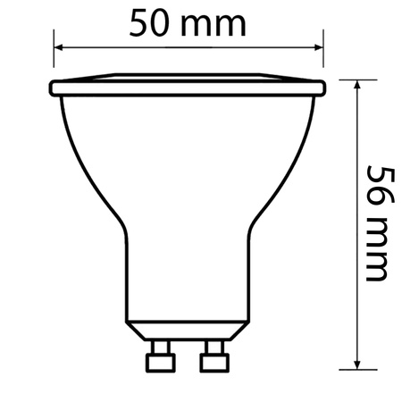 3x LED žárovka GU10 4.7W = 50W 380lm 2700K Teplá bílá 36° PHILIPS