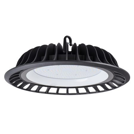 Průmyslové LED svítidlo 200W 20000lm 4000K neutrální 120° IP65 kulaté povrchová montáž černá HIBO KANLUX