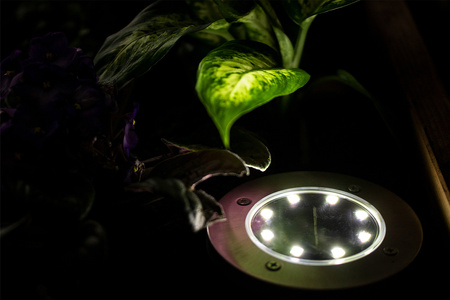 4x zahradní lampa 8x LED 0.8W SOLÁRNÍ ZEMNÍ IP54