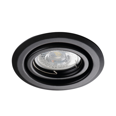 ALOR GU10/GU5.3 Kruhové podhledové svítidlo Movable Black KANLUX