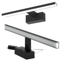 Zahradní venkovní nástěnná LED lampa 12W 840lm 4000K Neutral IP44 Black Lumireflect Kobi