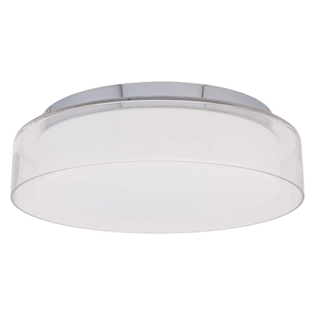 Stropní svítidlo PAN LED M 8174 Nowodvorski Chrome+Glass 17W 4000K IP44 Moderní stropní svítidlo