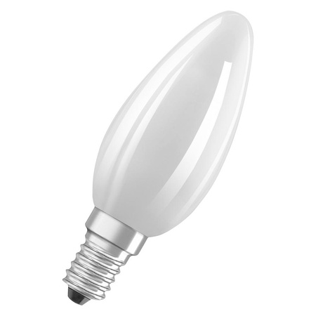 LED žárovka B35 Candle E14 2,2W = 40W 470lm 4000K Neutrální 330° 214lm/W CLASSIC ENERGETICKÁ ÚSPORNOST Osram