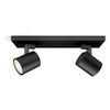 Stropní světlo LED Spot Runner černé 2x4,2W CCT PHILIPS HUE Bluetooth Zigbee + stmívač