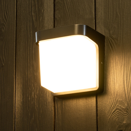 Zahradní nástěnné svítidlo E27 Elevation BLACK Square CORGI