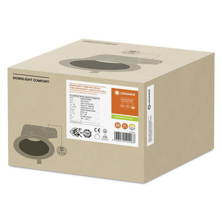 LED panelové bodové svítidlo 13W 1210lm CCT Mesh White Downlight Ledvance