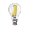 LED žárovka B22 Edison A60 12W = 100W 1521lm 6500K studená bílá Clear XLEDIM Filament Kanlux