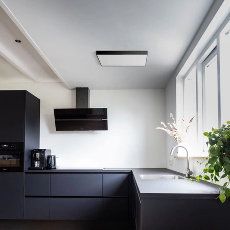 Rámeček pro povrchovou montáž LED svítidel 60x60 Square Black VIDEX