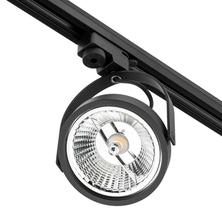 Sada osvětlovacích kolejnic 1.5m dráha + 3x dráhové světlo AR111 LEON GU10 Black