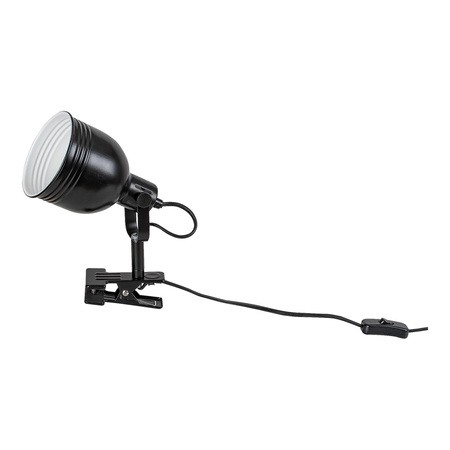 Stolní lampa Stolní noční reflektor E14 Black Industrial Flint Rabalux