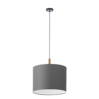 DEVA Závěsné stropní svítidlo Grafitový dřevěný převis Moderní E27 4109 TK Lighting