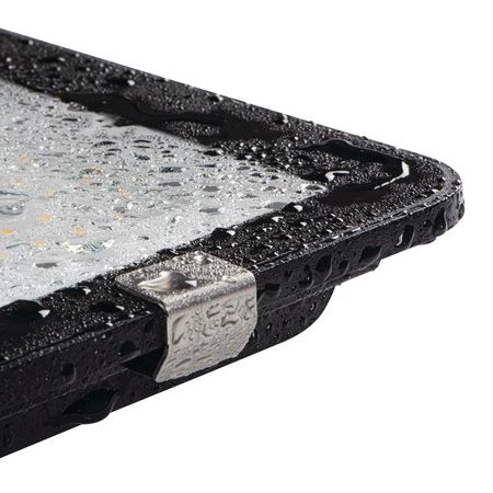 Halogenová LED lampa 100W 14000lm 4000K neutrální bílá 110° IP65 IK08 černá FL Kanlux