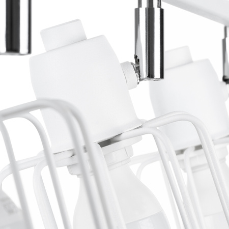 BELUCI 3 3xE14 Bílé moderní stropní svítidlo SOLLUX