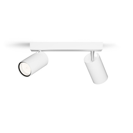 Reflektorové stropní svítidlo 2x GU10 IP44 bílé Kosipo Philips