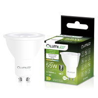 LED žárovka GU10 s reflektorem PAR16 5,2W = 55W 720LM 4000K neutrální bílá 38° LUMILED