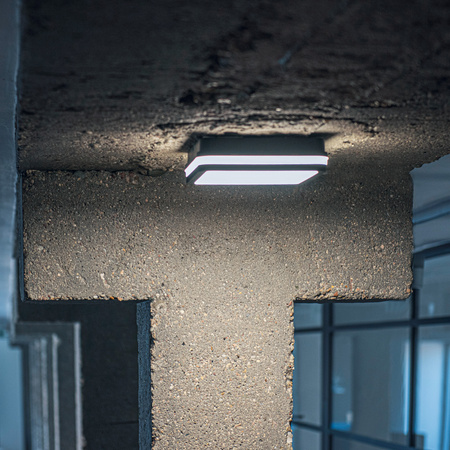 Plafond LED stropní svítidlo 18W 1770lm CCT IP65 Povrchová montáž Grafitová BENO KANLUX