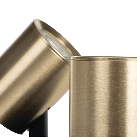 LED GU10 nastavitelné kruhové černé zlaté stropní svítidlo Laurin Kanlux Reflector