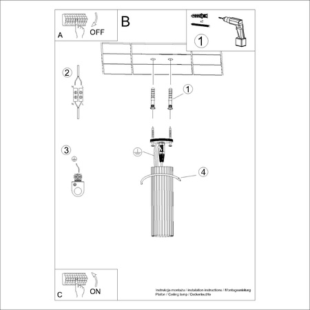 Stropní svítidlo Tuba Spot GU10 White Carbon Deep Space SL.1531 Sollux