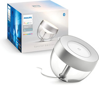 IRIS LED stolní lampa stříbrná EU/UK 8,1W CCT RGB PHILIPS HUE Bluetooth Zigbee