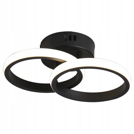 LED lustrové stropní svítidlo 13W NEBULA LYRA Černá